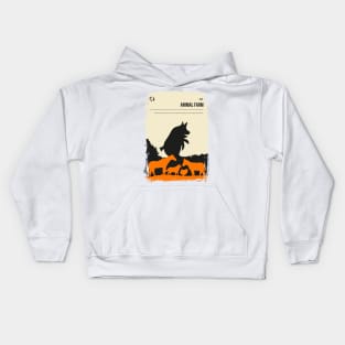 Visit The Animal Farm Vintage Book Cover Poster Kids Hoodie